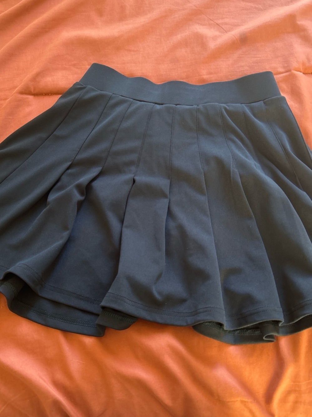 Hot Kiss Black Pleated Circle Skater Skirt